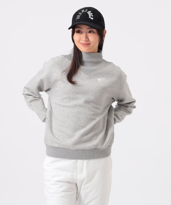 BEAMS GOLF BEAMS GOLF ORANGE / Stand Collar Fleece Pullover