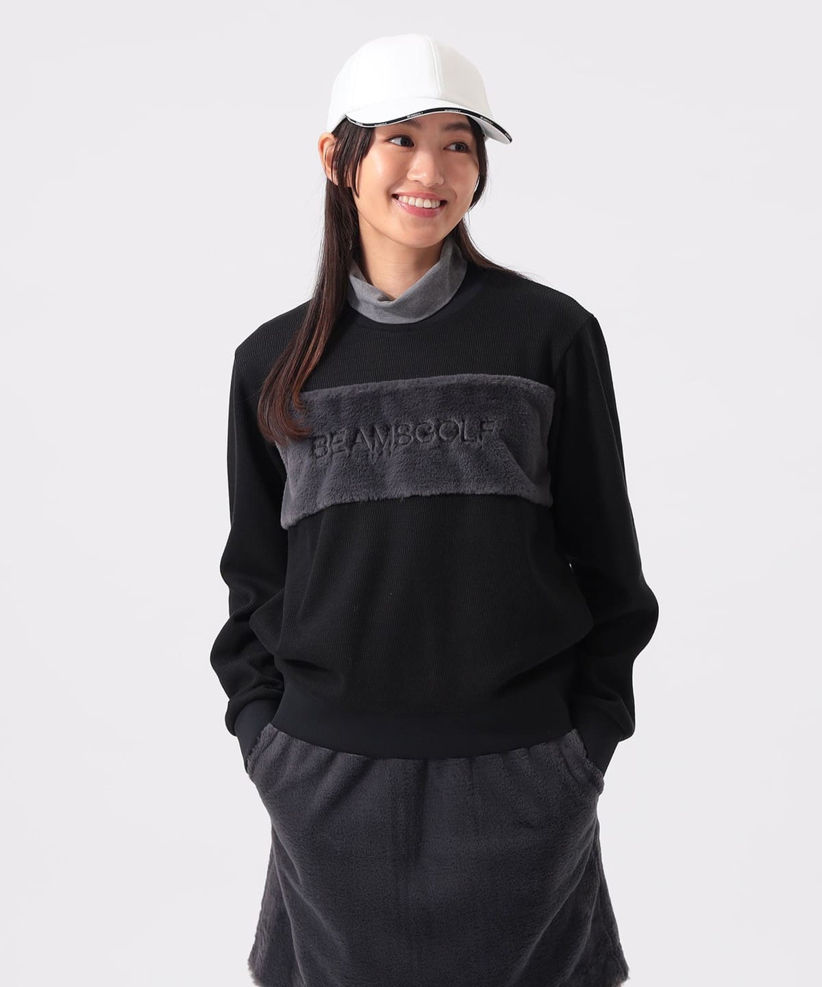 【新品未使用】BEAMS GOLF ニットライクフーディー 新品未使用】BEAMS GOLF ニットライクフーディー BEAMS GOLF