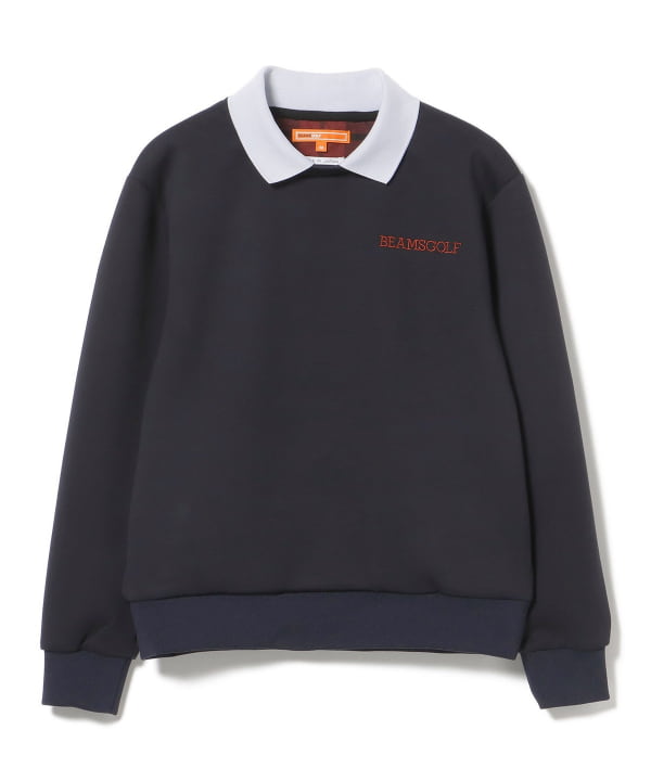 ORANGE LABEL / 襟付き プルオーバー スウェット