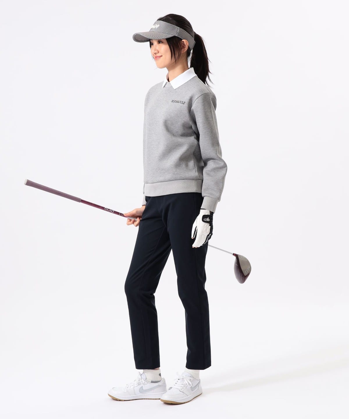 BEAMS GOLF BEAMS GOLF LABEL / Collared Pullover Sweatshirt (Tops