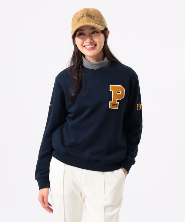 〈WOMEN〉ORANGE LABEL / Pロゴ 裏毛 プルオーバー Model：H170 B74 W60 H86　Size：M