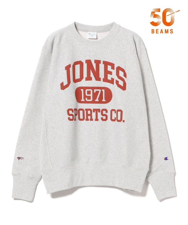 〈WOMEN〉【別注】JONES Sports × Champion / リバースウィーブ(R) クルーネック スウェットシャツ