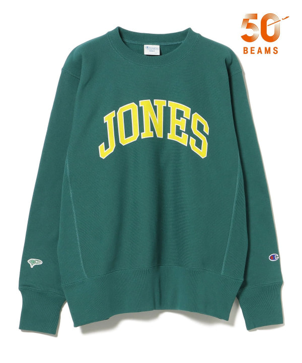 〈WOMEN〉【別注】JONES Sports × Champion / リバースウィーブ(R) クルーネック スウェットシャツ
