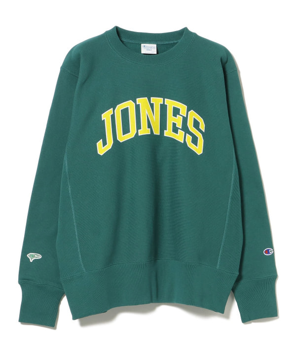 〈WOMEN〉【別注】JONES Sports × Champion / リバースウィーブ(R) クルーネック スウェットシャツ
