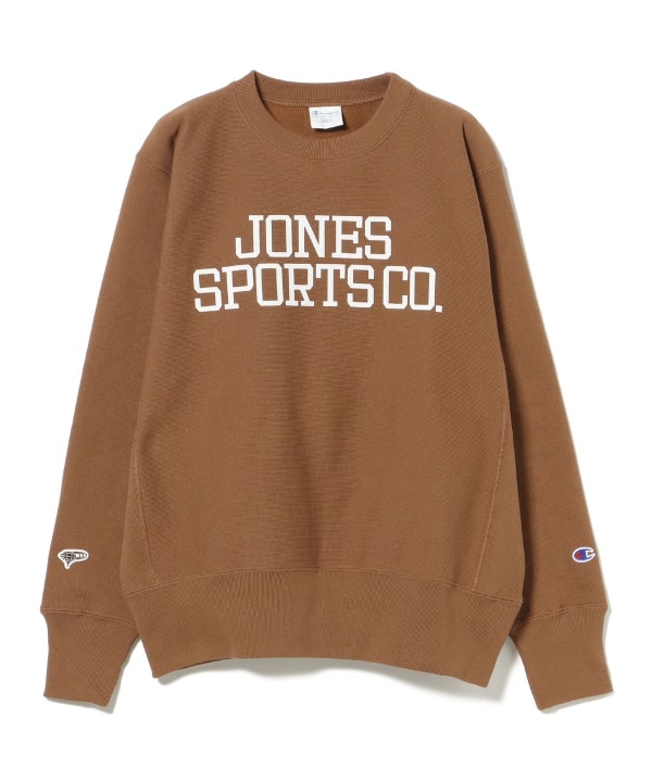 〈WOMEN〉【別注】JONES Sports × Champion / リバースウィーブ(R) クルーネック スウェットシャツ