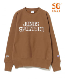〈WOMEN〉【別注】JONES Sports × Champion / リバースウィーブ(R) クルーネック スウェットシャツ