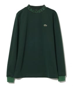 〈WOMEN〉【別注】LACOSTE / ロゴ モックネックシャツ