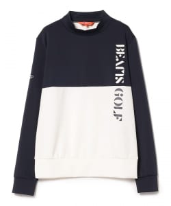 〈WOMEN〉 ORANGE LABEL / 切り替え サークルロゴ モックネックシャツ