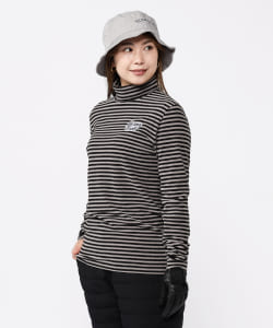 【4/17再値下げ】ORANGE LABEL / ボーダー タートルネック プルオーバー