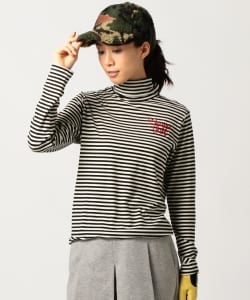 BEAMS GOLF ORANGE LABEL / ボーダー タートル ネック
