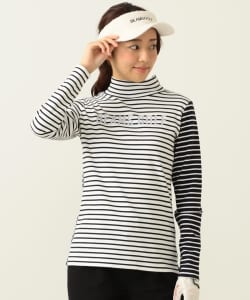 BEAMS GOLF ORANGE LABEL / ボーダー ハイネック