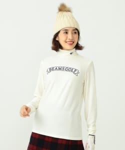 BEAMS GOLF ORANGE LABEL / ロゴ タートルネック