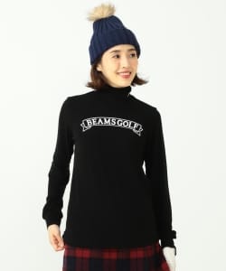 BEAMS GOLF ORANGE LABEL / ロゴ タートルネック