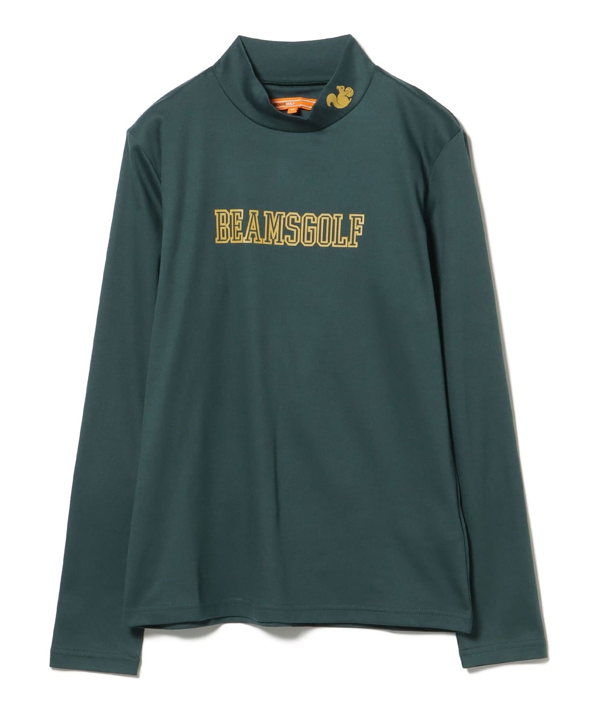 BEAMS GOLF 長袖シャツ Mサイズ オリーブ BEAMS GOLF（ビームス ゴルフ）ORANGE LABEL / リスプリント モック