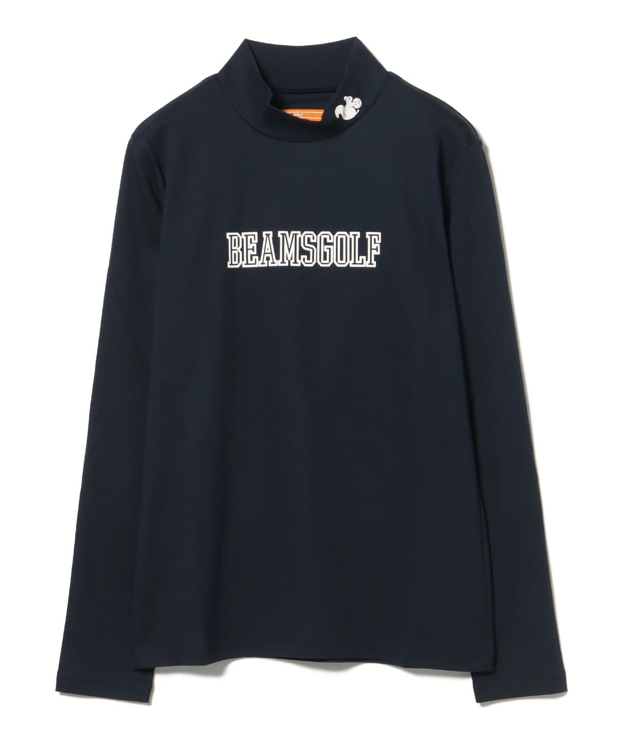 ビームスゴルフ　モックネック　黒 BEAMS GOLF（ビームス ゴルフ）ORANGE LABEL / リブ袖フリル モック