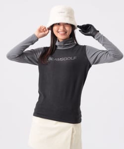 ORANGE LABEL / ストレッチ ロングスリーブ モックネックシャツ