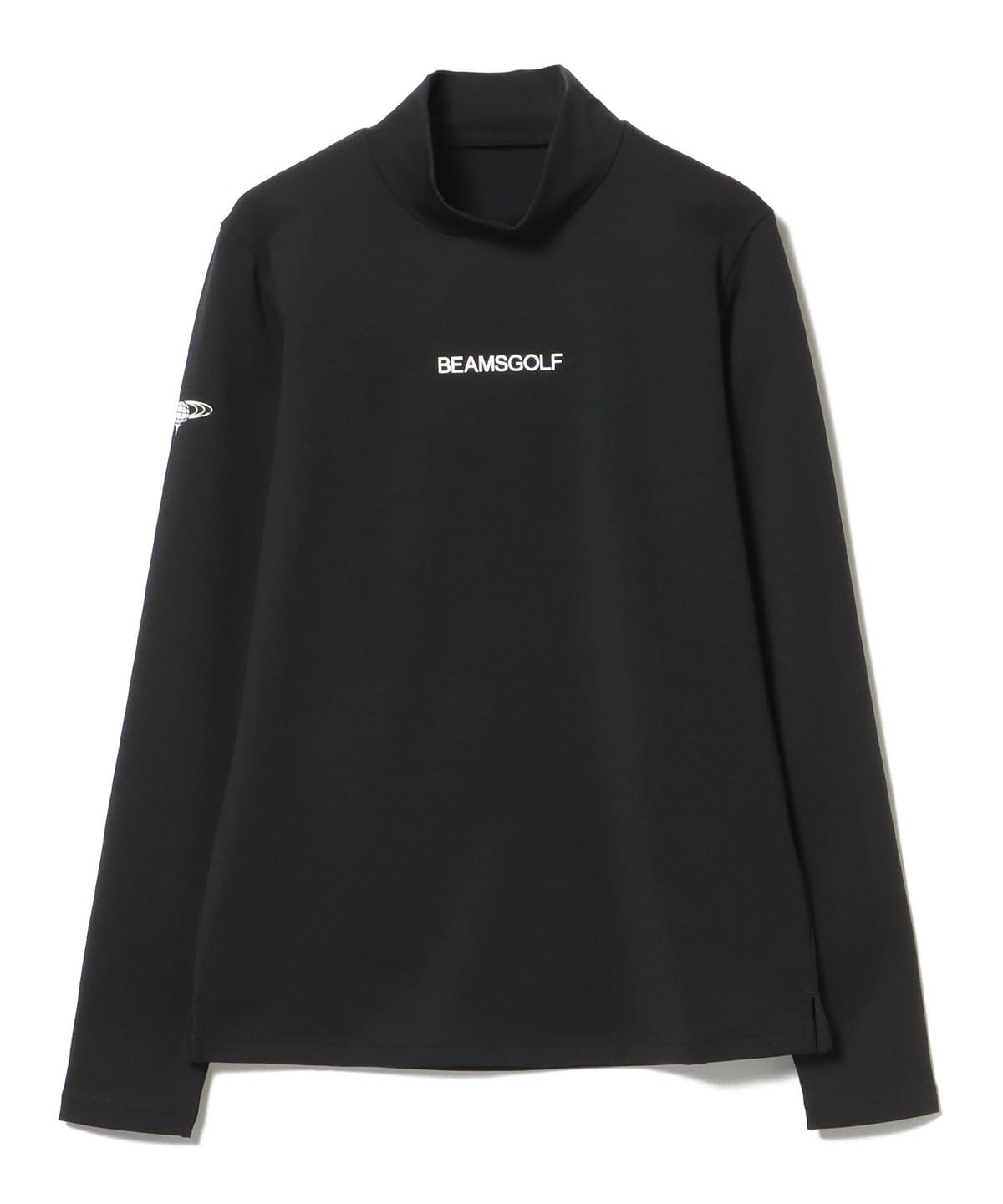 beams golf × magic number　モックネックシャツ　黒 beams golf × magic number モックネックシャツ 黒 beams golf × magic