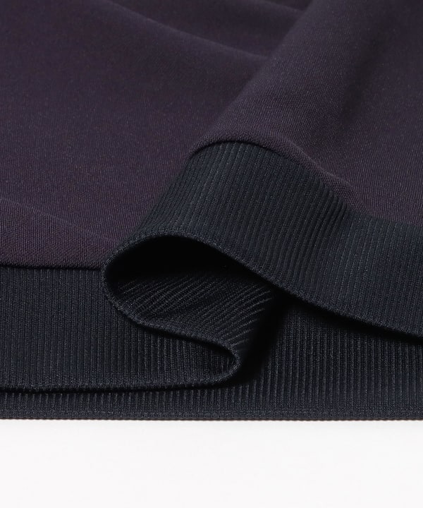 ORANGE LABEL / 切替 ストレッチ モックネック ロングスリーブシャツ
