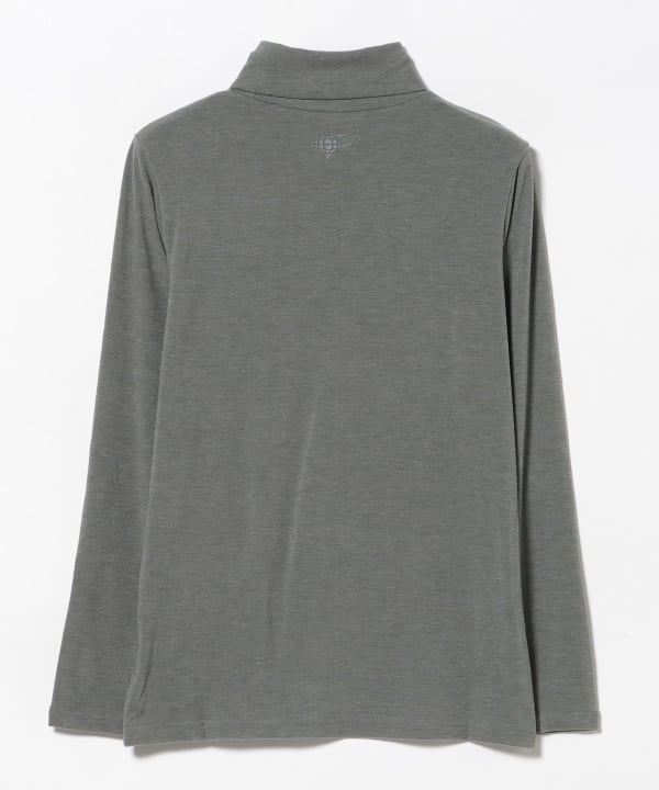 ORANGE LABEL / アーチロゴ ストレッチ モックネク シャツ