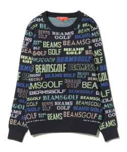 〈WOMEN〉BEAMS GOLF ORANGE LABEL / 総柄 マルチカラー ニット