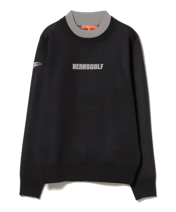 BEAMS GOLF（ビームス ゴルフ）〈WOMEN〉ORANGE LABEL / フェイク レイヤード モックネック ニット（トップス ニット ・セーター）通販｜BEAMS