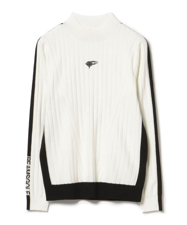 ★美品★BEAMS　GOLF　バイカラーUVモックネック　サイズ　L ☆美品☆BEAMS GOLF バイカラーUVモックネック サイズ L ☆美品