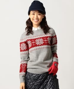 BEAMS GOLF ORANGE LABEL / ノルディック ニット プルオーバー