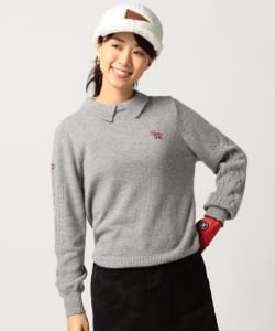 BEAMS GOLF ORANGE LABEL / 衿付ニット プルオーバー