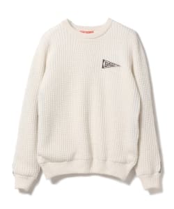 ▲BEAMS GOLF ORANGE LABEL / バック チェック ニット
