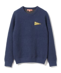 ▲BEAMS GOLF ORANGE LABEL / バック チェック ニット