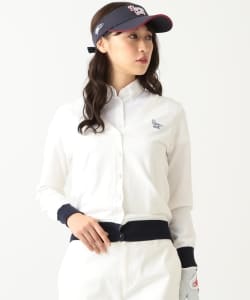 BEAMS GOLF ORANGE LABEL / バイカラー UV カーディガン