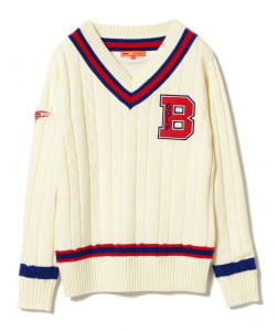 【防風】BEAMS GOLF ORANGE LABEL / チルデン ニット