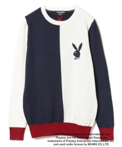 ▲＜WOMEN＞PLAYBOY×BEAMS GOLF / 別注 3カラー クルーネック セーター