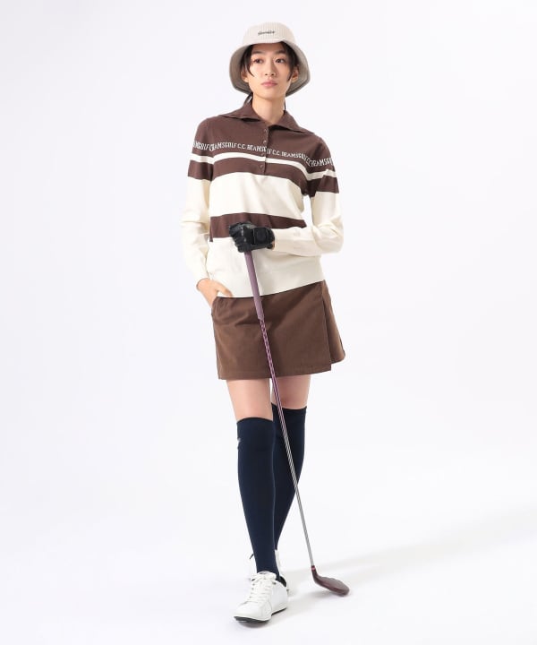 BEAMS GOLF（ビームス ゴルフ）ORANGE LABEL / 2WAY ボーダー ニット