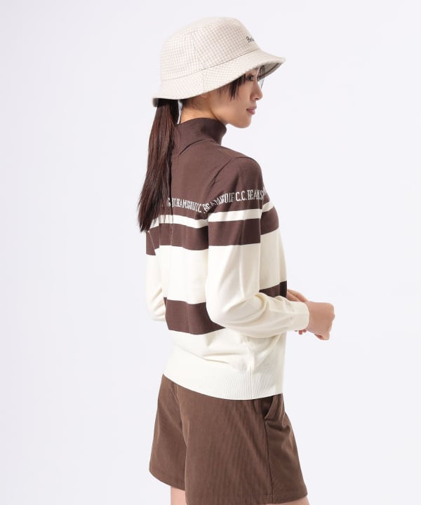 BEAMS GOLF（ビームス ゴルフ）ORANGE LABEL / 2WAY ボーダー ニット