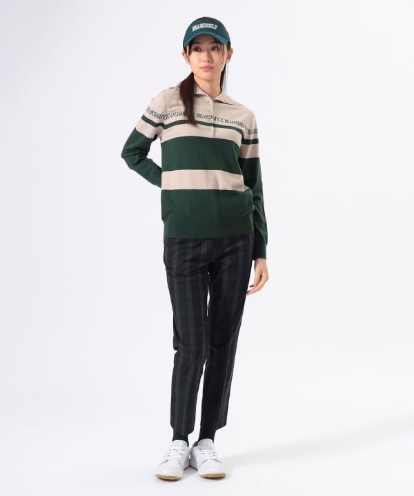 BEAMS GOLF（ビームス ゴルフ）ORANGE LABEL / 2WAY ボーダー ニット