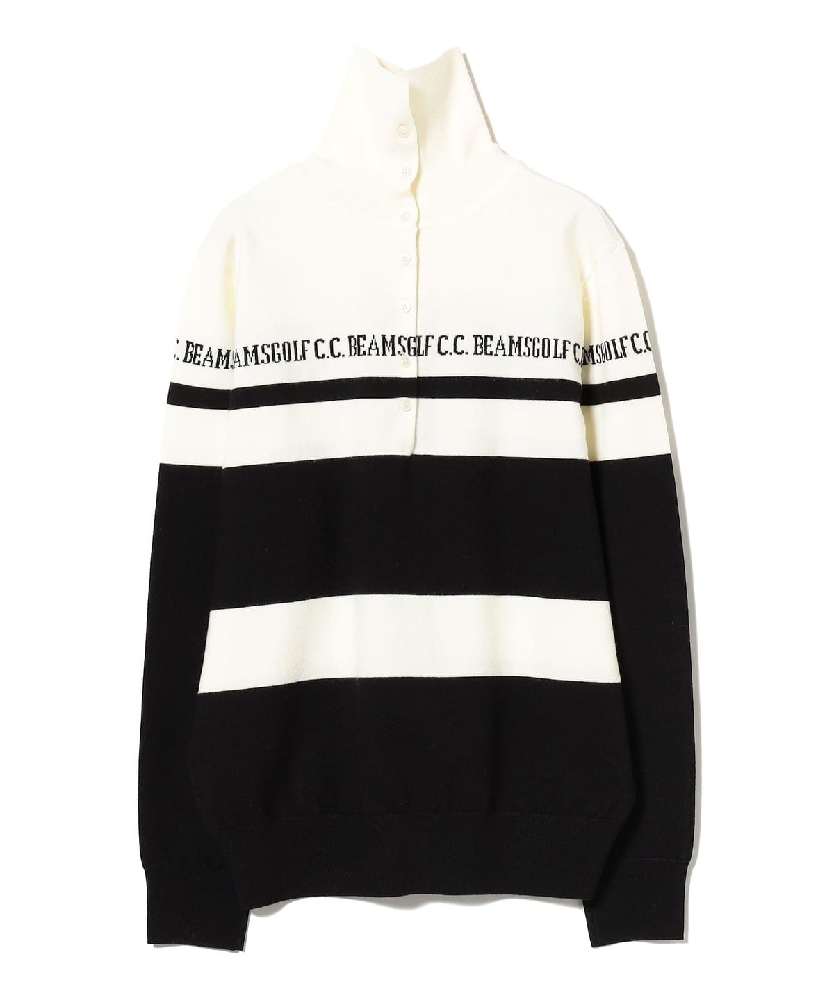 ORANGE LABEL / 2WAY ボーダー ニットプルオーバー トップス WOMEN BLACK L ORANGE LABEL / 2WAY ボーダー ニットプルオーバー トップス WOMEN BLACK L