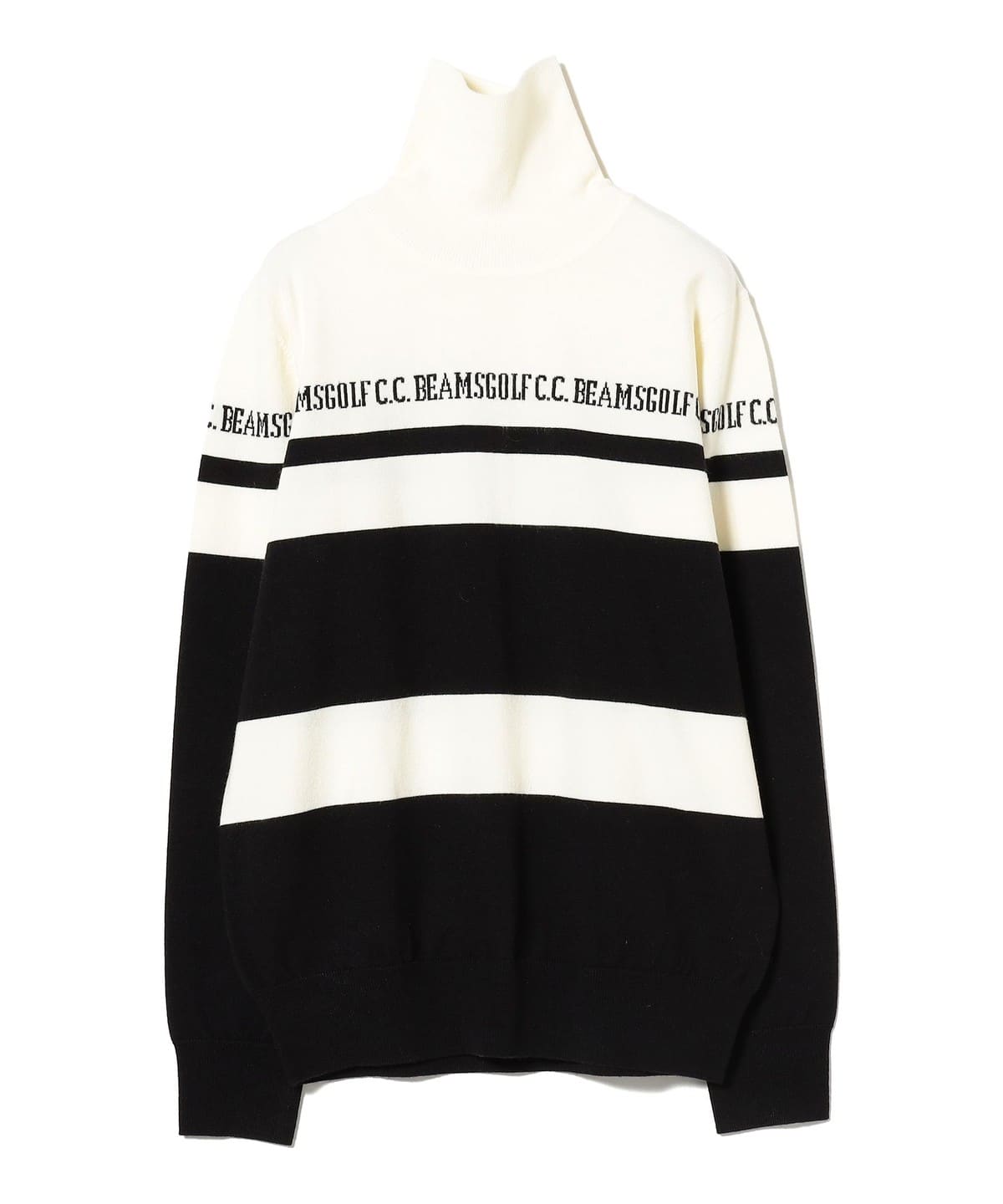 マルボンゴルフ　ボーダーニット　Lサイズ BEAMS GOLF（ビームス ゴルフ）PURPLE LABEL / ハーフジップ ボーダー