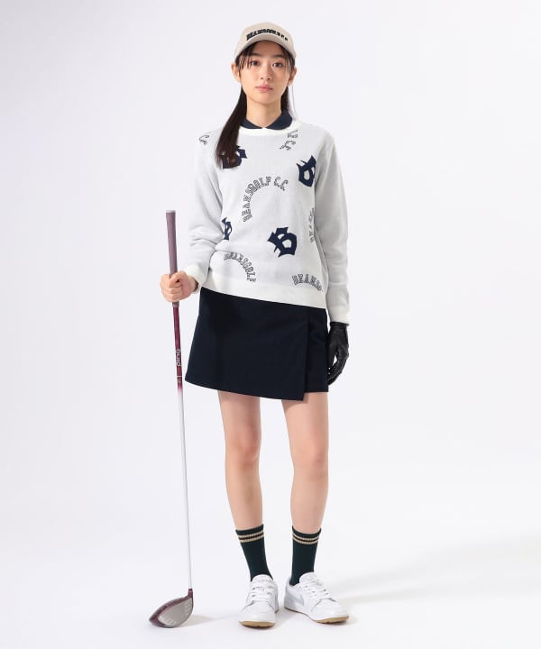 BEAMS GOLF（ビームス ゴルフ）ORANGE LABEL / ロゴ総柄 プル