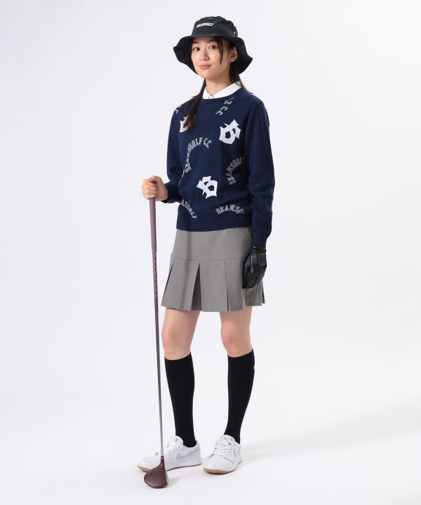BEAMS GOLF（ビームス ゴルフ）ORANGE LABEL / ロゴ総柄 プル