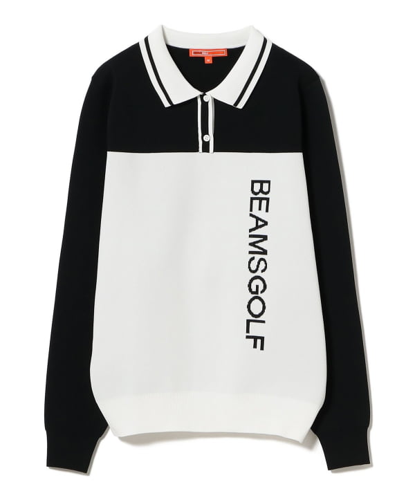 【値下げ交渉可】BEAMS GOLF プルオーバー パーカー ビックロゴ L BEAMS GOLF（ビームス ゴルフ）ORANGE LABEL / Bマーク 襟付き