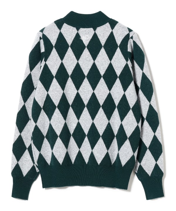 ビームスゴルフ オレンジレーベル◆ウール100% ニット◆アーガイル柄 Lサイズ BEAMS GOLF（ビームス ゴルフ）ORANGE LABEL / アーガイル