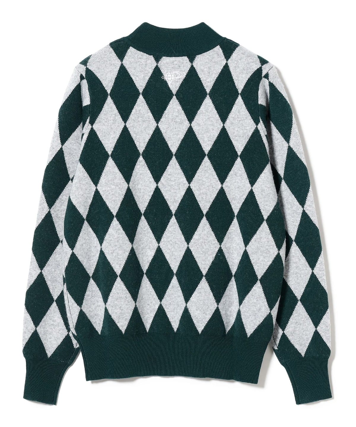 【タグつき】　ビームスゴルフ　アーガイル　薄手　ニット　Lサイズ タグつき】 ビームスゴルフ アーガイル 薄手 ニット Lサイズ