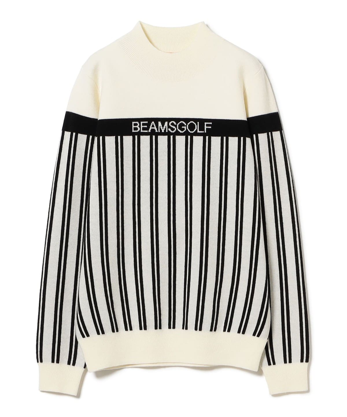 BEAMS GOLF ビームスゴルフ レディース ニット カーディガン L BEAMS GOLF（ビームス ゴルフ）ORANGE LABEL / ストライプ