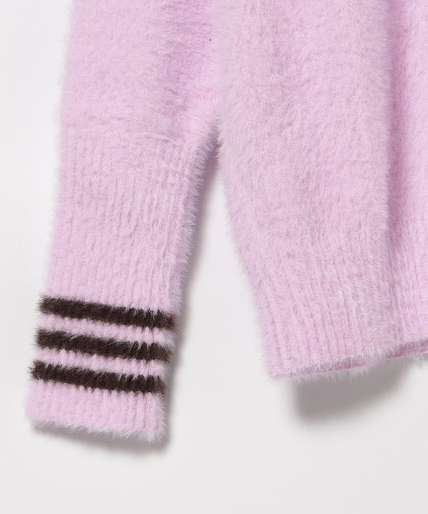 ビームスゴルフ　防寒機能付き　グラデーションニット　L ピンク BEAMS GOLF（ビームス ゴルフ）〈MEN〉 ORANGE LABEL / シャドー