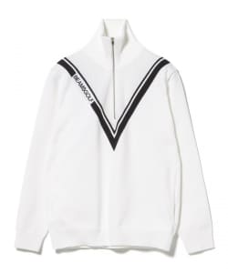 ORANGE LABEL / ハーフジップ Vライン ニット