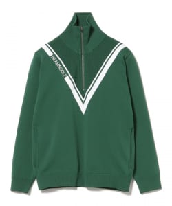 ORANGE LABEL / ハーフジップ Vライン ニット