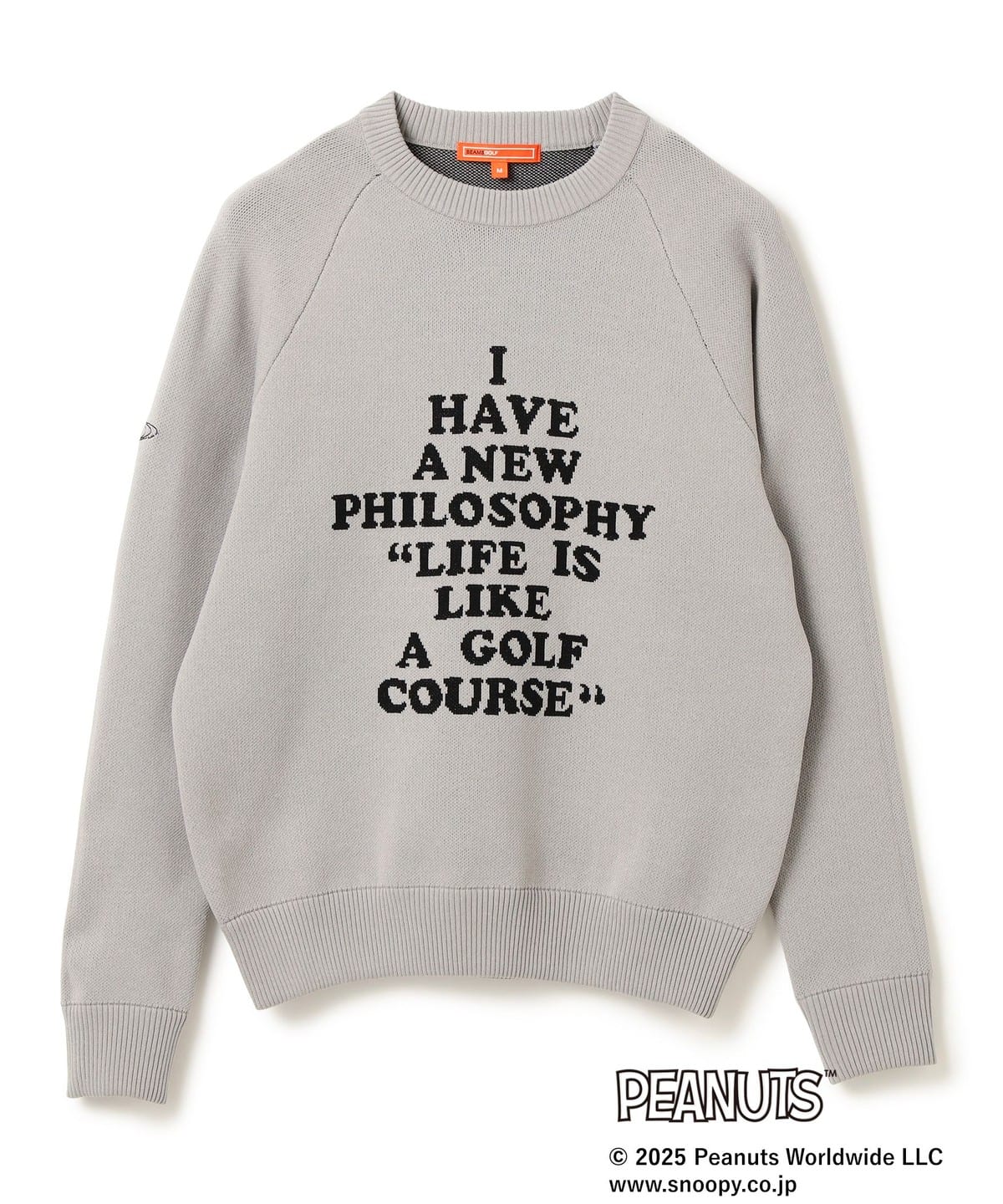 〈WOMEN〉PEANUTS チャーリー・ブラウン プルオーバーニット トップス WOMEN GREY L 〈WOMEN〉PEANUTS チャーリー・ブラウン プルオーバーニット トップス WOMEN GREY L