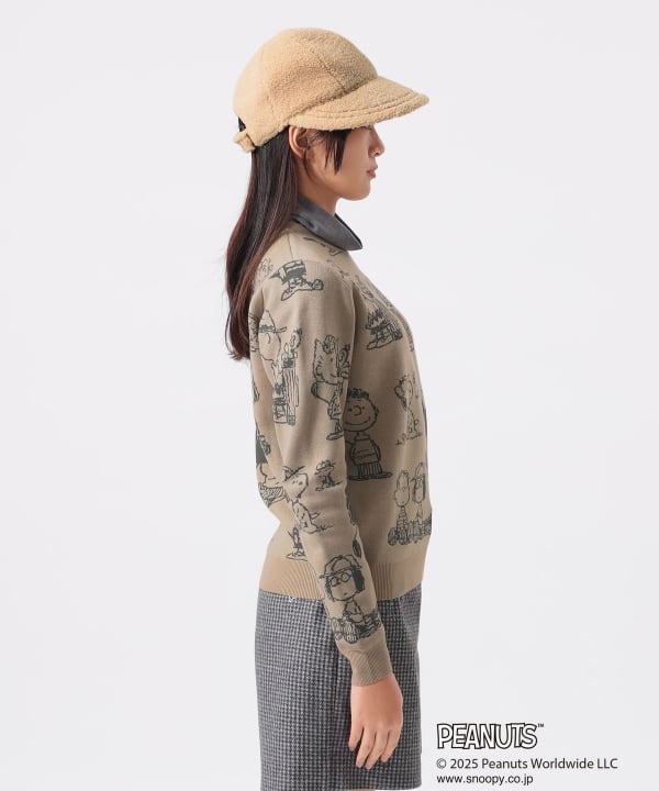 BEAMS GOLF（ビームス ゴルフ）〈WOMEN〉THE PEANUTS GANG ジャカード