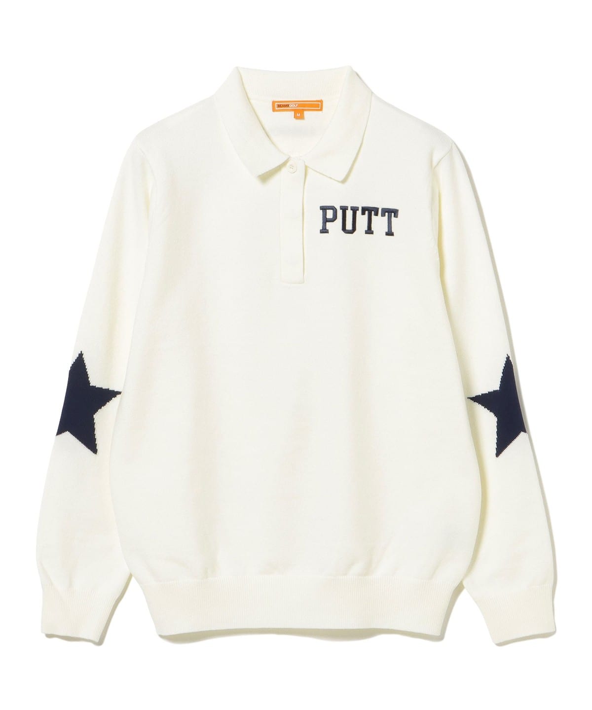 BEAMS GOLF（ビームス ゴルフ）ORANGE LABEL / PUTT ロゴ 襟付き